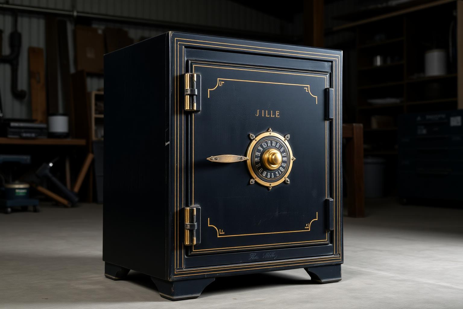Victorian iron safe, seized for 40 years